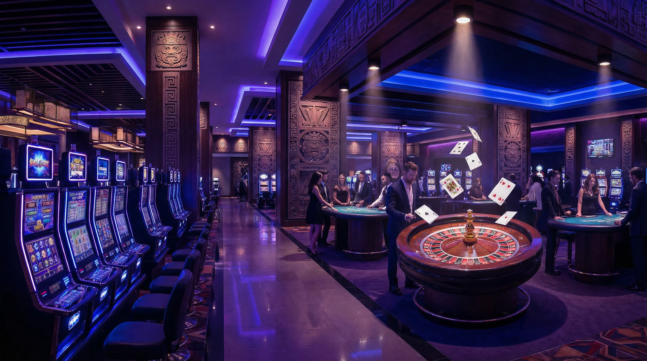 Casino en línea con tragamonedas y juegos de mesa